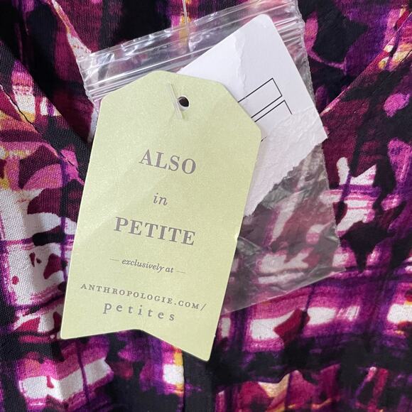 NEW! Anthropologie Maeve Cocoon Dolman Sleeves Draped Dress Size S - Picture 3 of 13